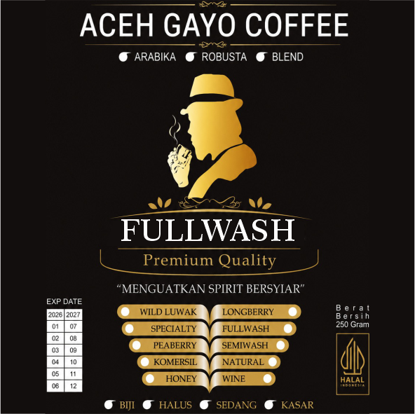 Gayo Arabika Aceh Takengon Fullwash