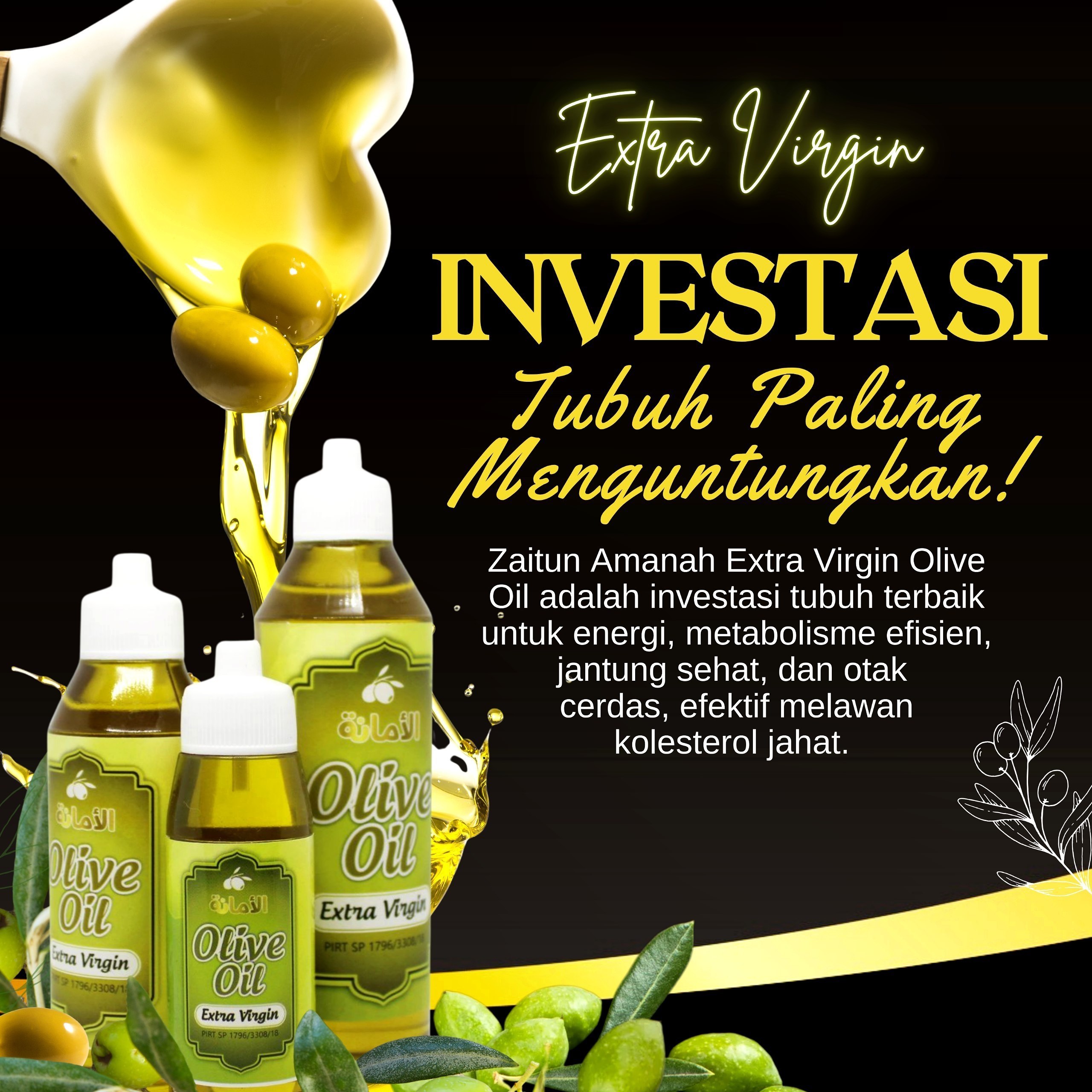 Minyak Zaitun Extra Virgin 60ml